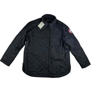 Canada Goose Albany Quilted Shirt Jacket Black Size L